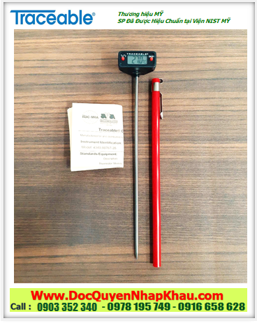 Traceable 4349, Nhiệt kế Que thăm nhiệt  –50 đến 280°C Traceable @ 4349 Robo™ Traceable® Thermometer 